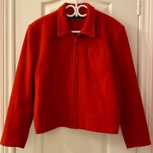 🇨🇦 MADE IN CANADA 🍁 Boutique Zip-up Wool Blazer